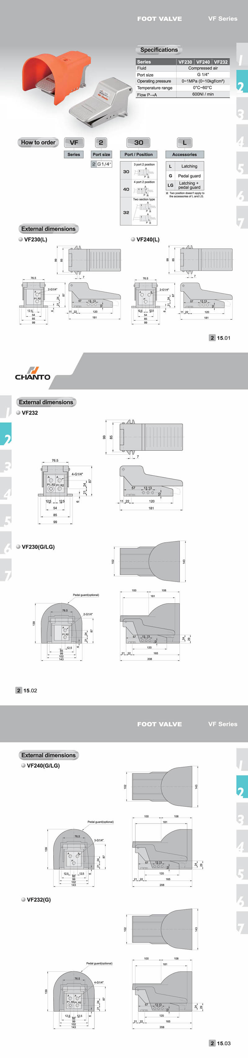 VF Foot Valve